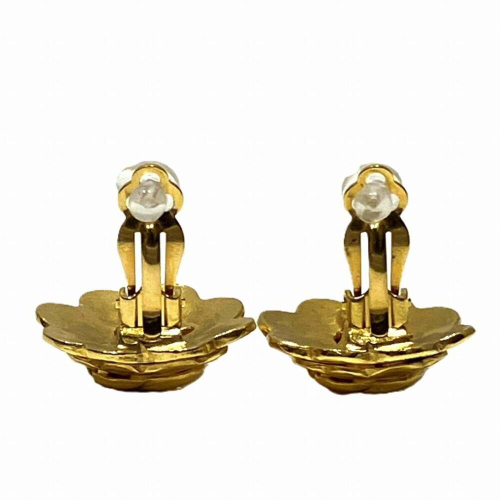 CHANEL Authentic Gold Earrings - Picture 4 of 9